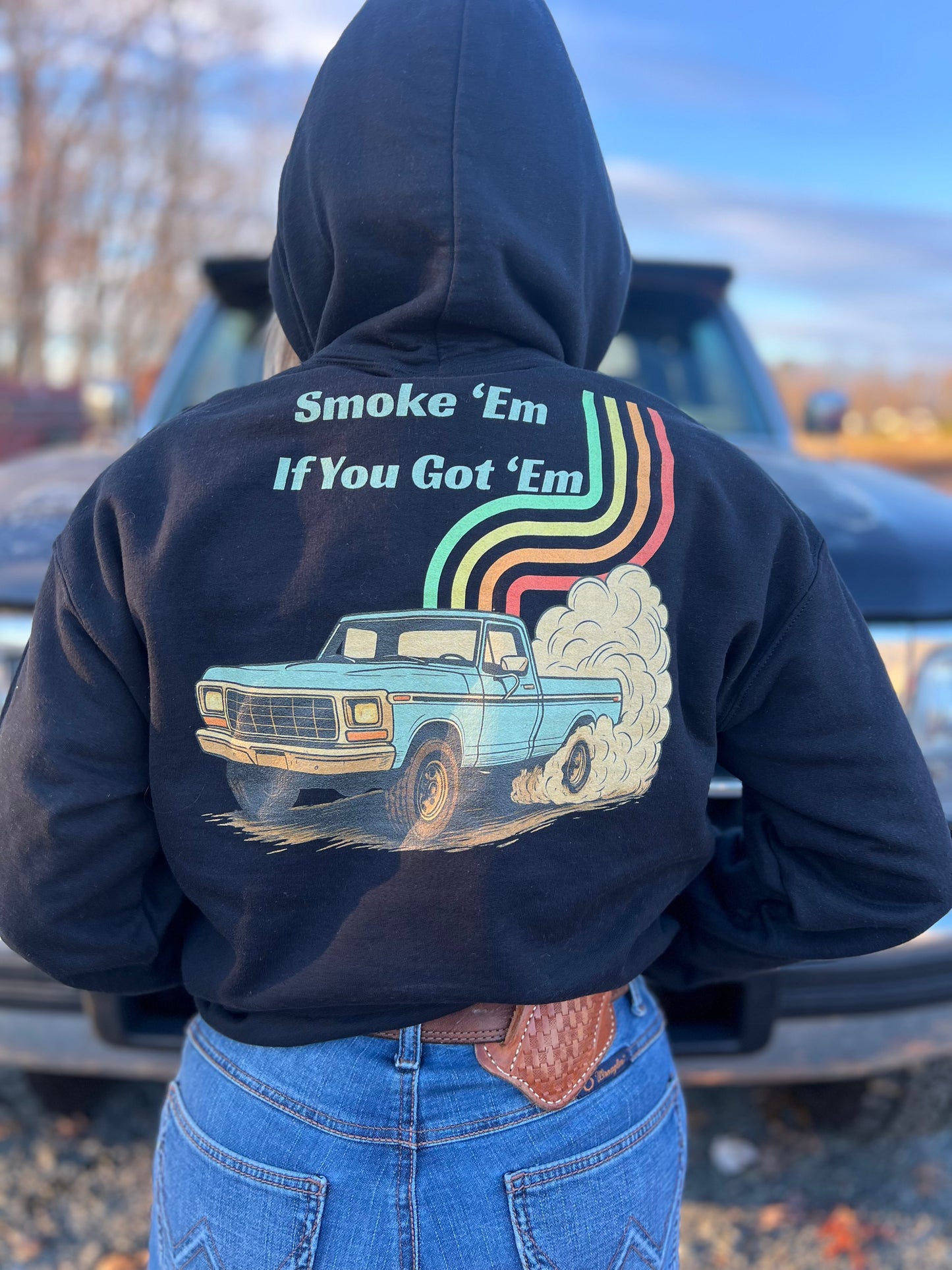 Smoke ’Em If You Got ’Em – Burnout Ford Hoodie
