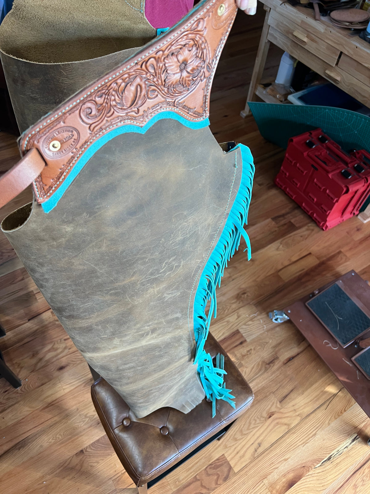 Rustridge Ranch Fall Collection Handcrafted Leather Chaps – Rust Ridge Ranch