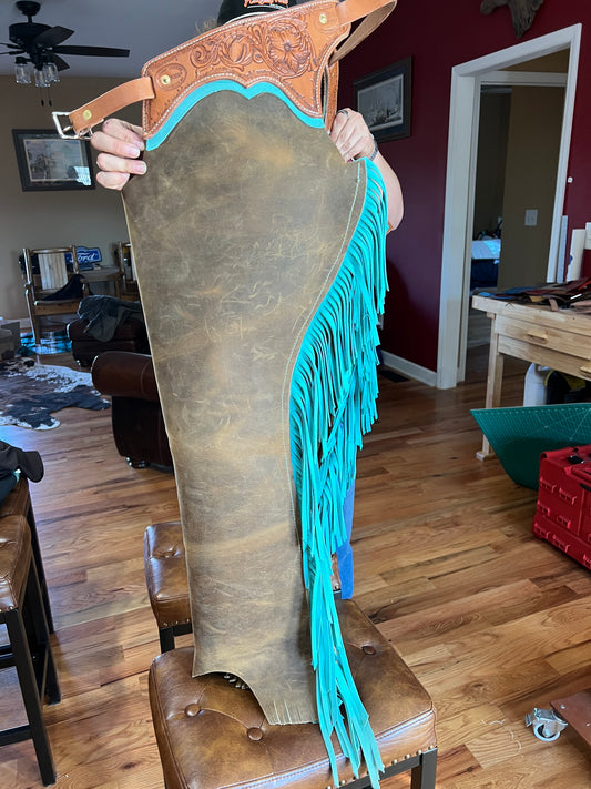 Handcrafted Leather Chaps