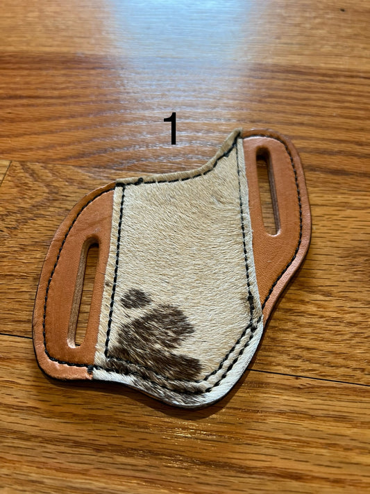 Hair on Leather Knife Sheaths